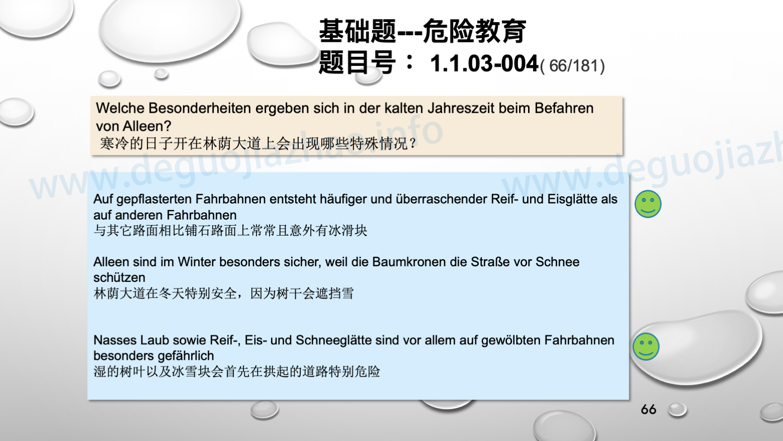 德国驾照官方理论题大章节交通规则的基本形式