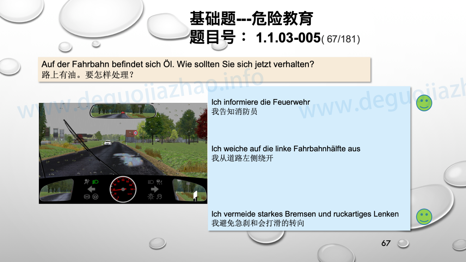 德国驾照官方理论题大章节交通规则的基本形式