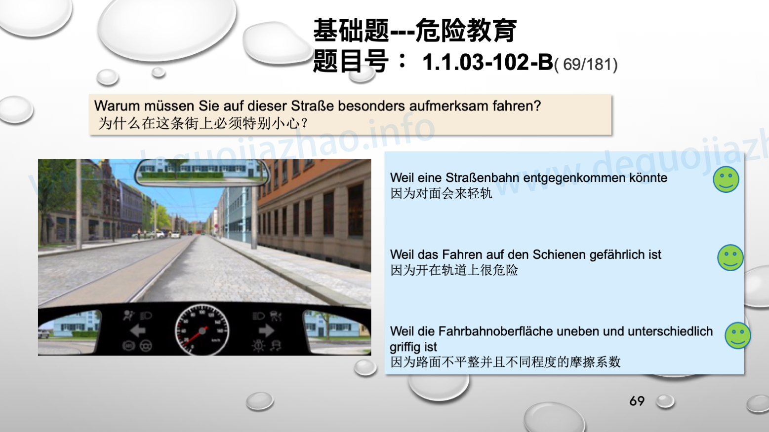 德国驾照官方理论题大章节交通规则的基本形式