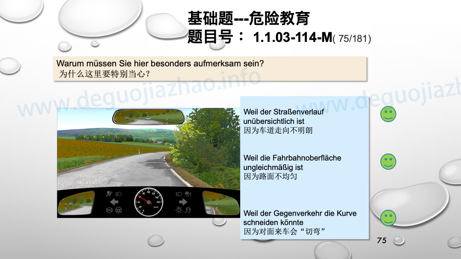 德国驾照官方理论题大章节交通规则的基本形式